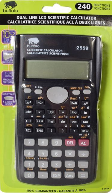 CALC 240FUNC DUAL-LINE 10DIGIT