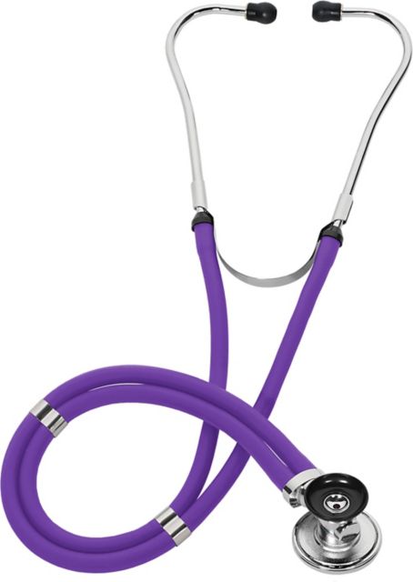 SPRAGUE RAPPAPORT STETHOSCOPE IN 2 PIECE BOX-PURPLE