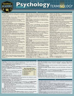 PSYCHOLOGY TERMINOLOGY